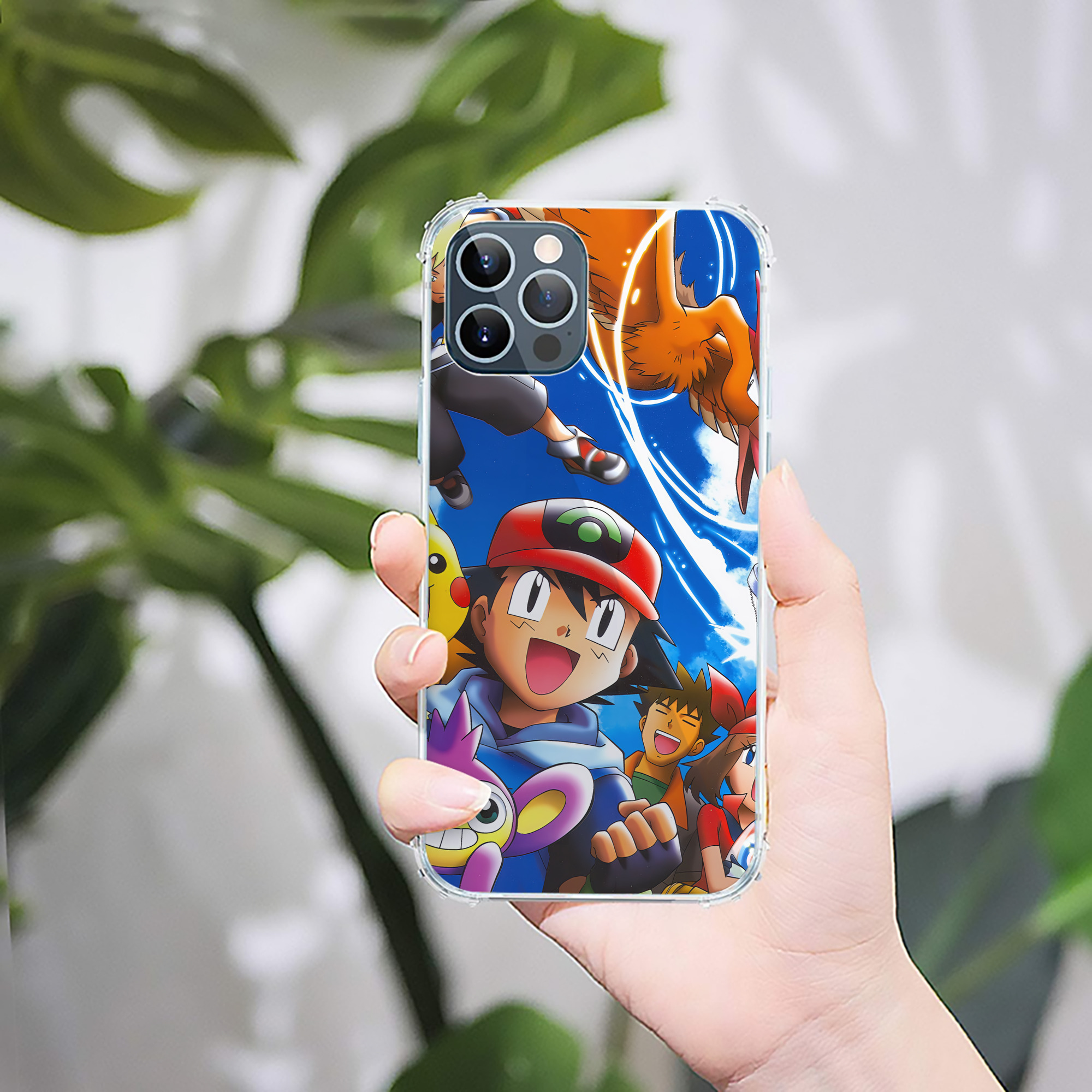 （画像用） ポケットモンスター Pokémon 【iPhone 12シリーズ対応】透明スマホケース（クリアソフトケース）